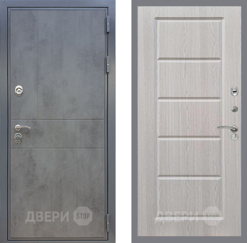 Входная металлическая Дверь Рекс (REX) ФЛ-290 FL-39 Беленый дуб в Пущино