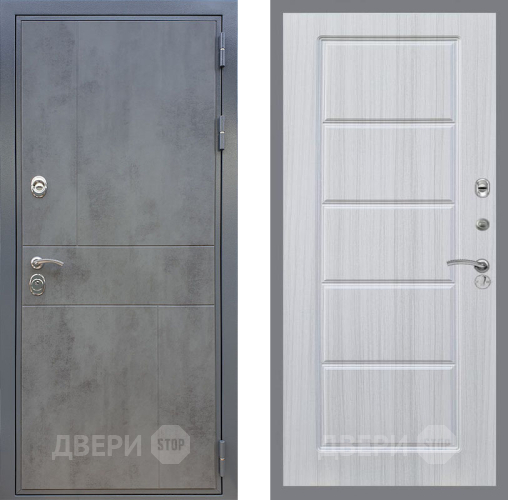 Входная металлическая Дверь Рекс (REX) ФЛ-290 FL-39 Сандал белый в Пущино