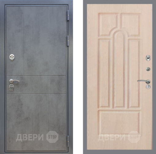 Входная металлическая Дверь Рекс (REX) ФЛ-290 FL-58 Беленый дуб в Пущино