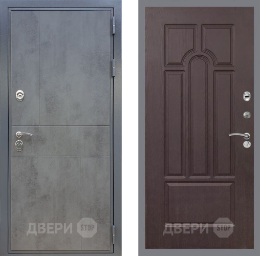Входная металлическая Дверь Рекс (REX) ФЛ-290 FL-58 Венге в Пущино