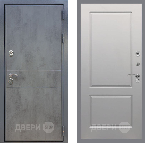 Входная металлическая Дверь Рекс (REX) ФЛ-290 FL-117 Грей софт в Пущино