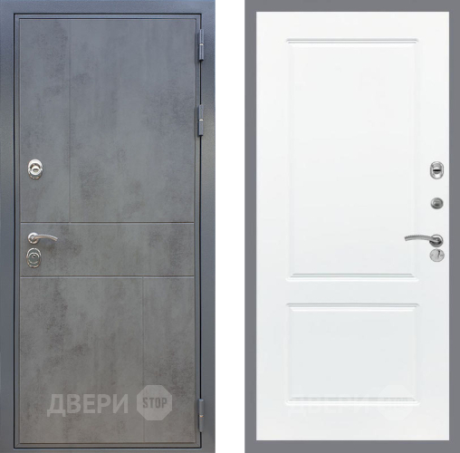 Входная металлическая Дверь Рекс (REX) ФЛ-290 FL-117 Силк Сноу в Пущино