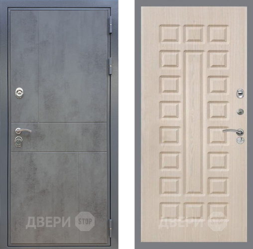 Входная металлическая Дверь Рекс (REX) ФЛ-290 FL-183 Беленый дуб в Пущино