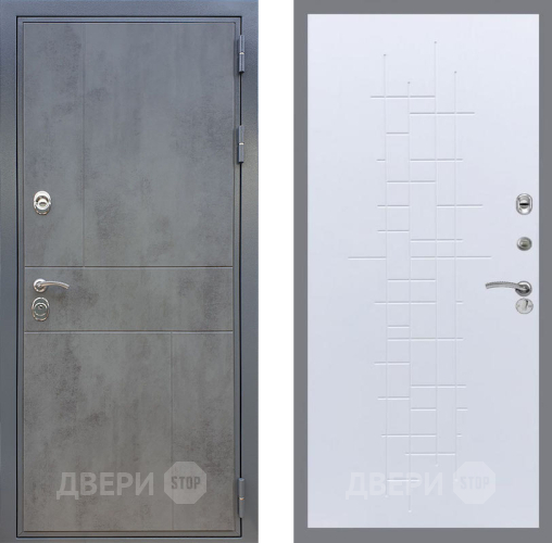 Входная металлическая Дверь Рекс (REX) ФЛ-290 FL-289 Белый ясень в Пущино