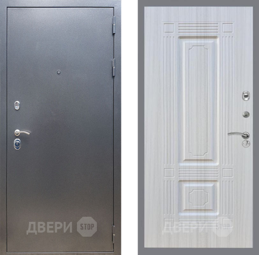 Входная металлическая Дверь Рекс (REX) 11 FL-2 Сандал белый в Пущино