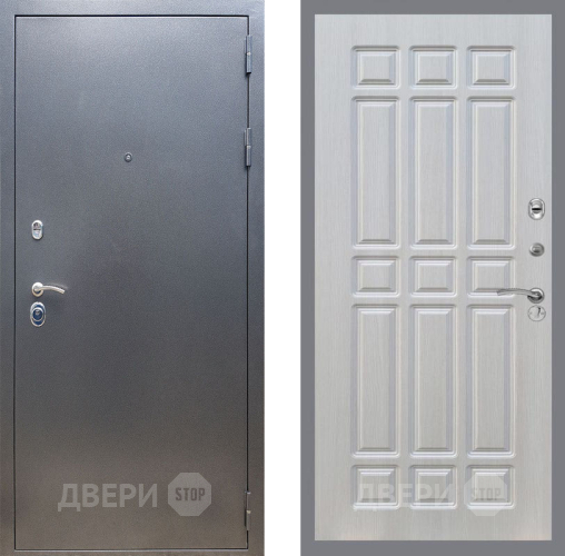 Входная металлическая Дверь Рекс (REX) 11 FL-33 Лиственница беж в Пущино