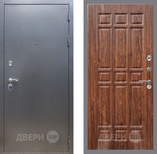 Входная металлическая Дверь Рекс (REX) 11 FL-33 орех тисненый в Пущино