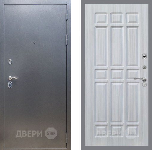 Входная металлическая Дверь Рекс (REX) 11 FL-33 Сандал белый в Пущино