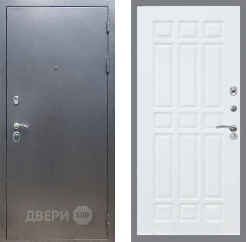 Входная металлическая Дверь Рекс (REX) 11 FL-33 Силк Сноу в Пущино