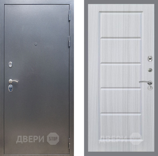 Входная металлическая Дверь Рекс (REX) 11 FL-39 Сандал белый в Пущино