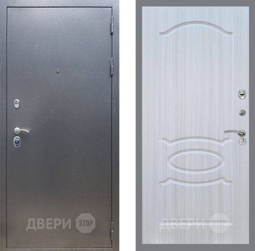 Входная металлическая Дверь Рекс (REX) 11 FL-128 Сандал белый в Пущино