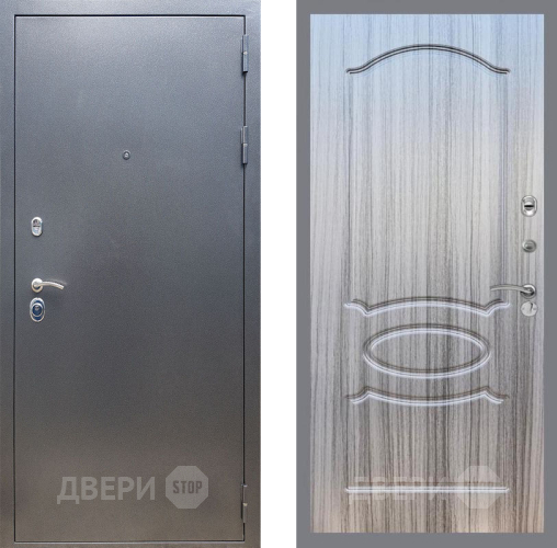 Входная металлическая Дверь Рекс (REX) 11 FL-128 Сандал грей в Пущино