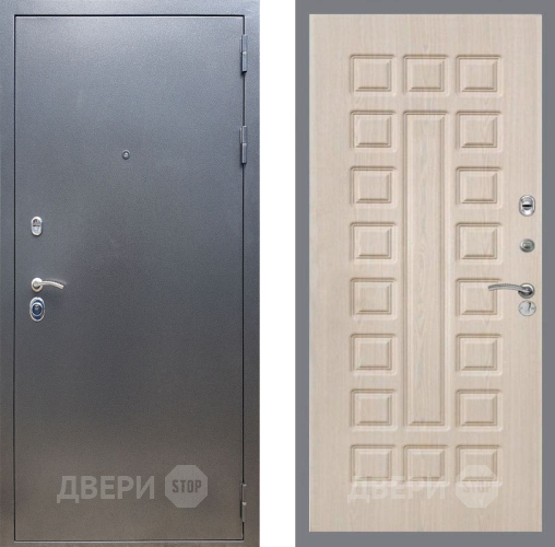 Входная металлическая Дверь Рекс (REX) 11 FL-183 Беленый дуб в Пущино