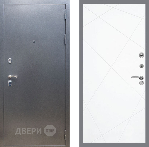 Входная металлическая Дверь Рекс (REX) 11 FL-291 Силк Сноу в Пущино