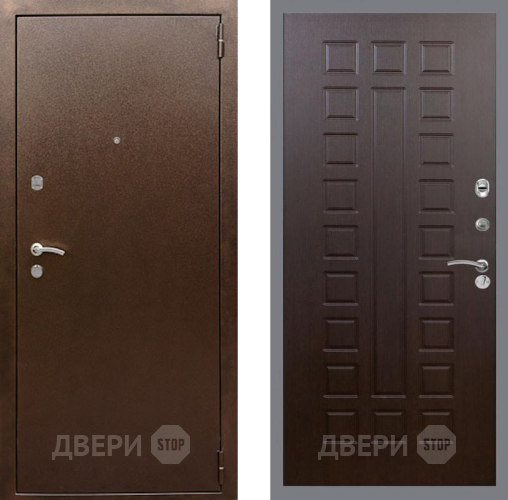 Входная металлическая Дверь Рекс (REX) 1А Медный Антик FL-183 Венге в Пущино