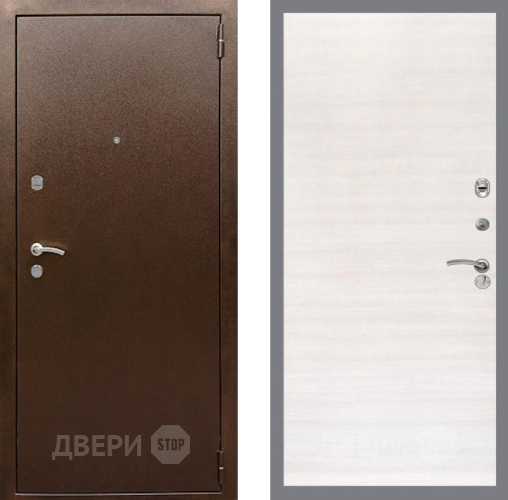 Входная металлическая Дверь Рекс (REX) 1А Медный Антик GL Акация в Пущино