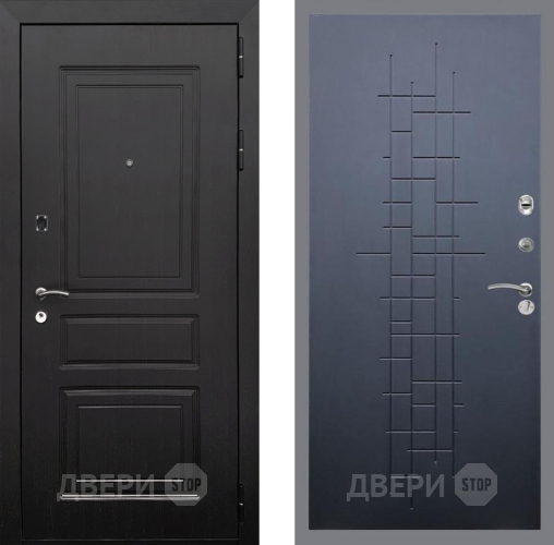 Входная металлическая Дверь Рекс (REX) 6 Венге FL-289 Ясень черный в Пущино