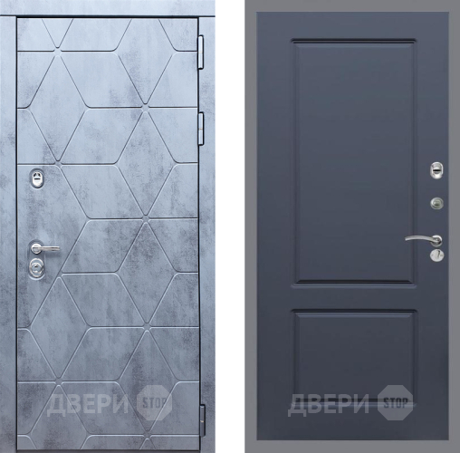 Входная металлическая Дверь Рекс (REX) 28 FL-117 Силк титан в Пущино