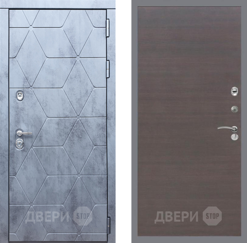 Входная металлическая Дверь Рекс (REX) 28 GL венге поперечный в Пущино
