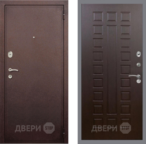 Входная металлическая Дверь Рекс (REX) 2 Медный Антик FL-183 Венге в Пущино