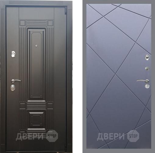 Входная металлическая Дверь Рекс (REX) 9 FL-291 Силк титан в Пущино