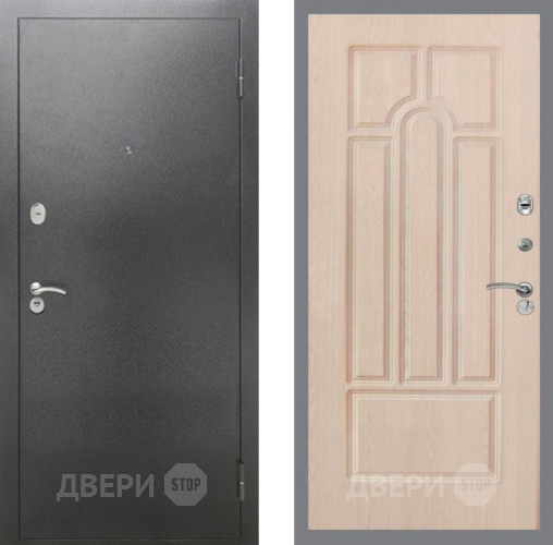 Дверь Рекс (REX) 2А Серебро Антик FL-58 Беленый дуб в Пущино