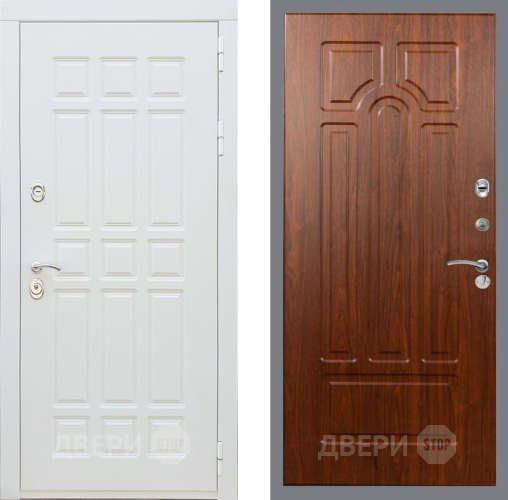 Входная металлическая Дверь Рекс (REX) 8 Силк Сноу FL-58 Морёная берёза в Пущино