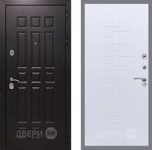 Входная металлическая Дверь Рекс (REX) 8 FL-289 Белый ясень в Пущино