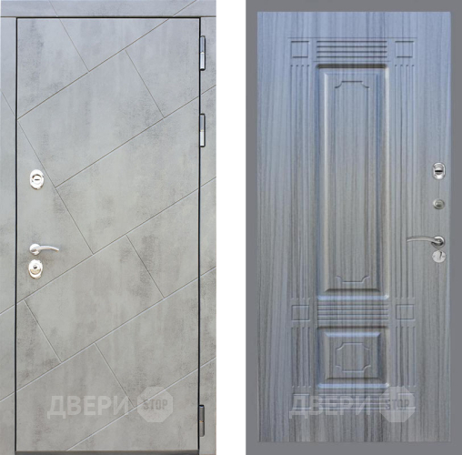 Входная металлическая Дверь Рекс (REX) 22 FL-2 Сандал грей в Пущино