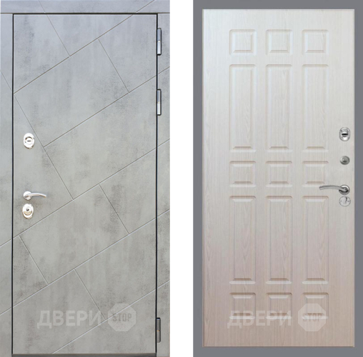 Входная металлическая Дверь Рекс (REX) 22 FL-33 Беленый дуб в Пущино