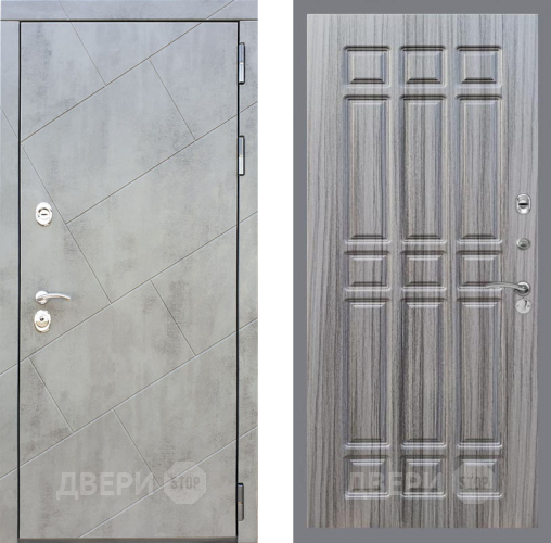 Входная металлическая Дверь Рекс (REX) 22 FL-33 Сандал грей в Пущино