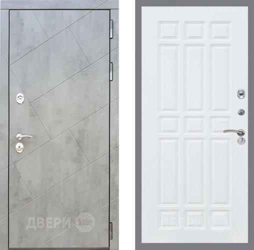 Входная металлическая Дверь Рекс (REX) 22 FL-33 Силк Сноу в Пущино