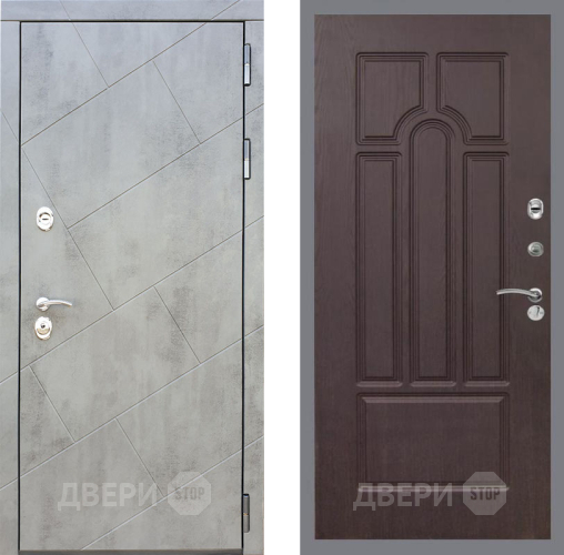 Входная металлическая Дверь Рекс (REX) 22 FL-58 Венге в Пущино