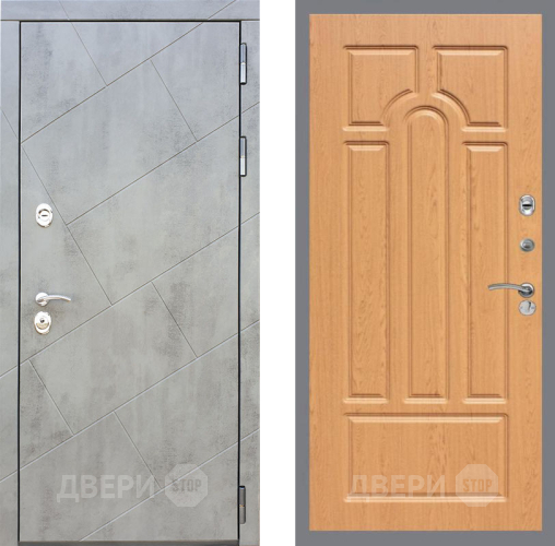 Входная металлическая Дверь Рекс (REX) 22 FL-58 Дуб в Пущино