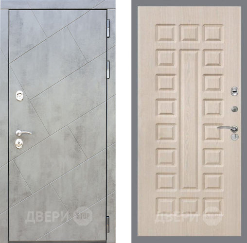 Входная металлическая Дверь Рекс (REX) 22 FL-183 Беленый дуб в Пущино