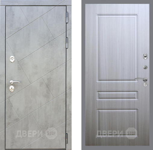 Входная металлическая Дверь Рекс (REX) 22 FL-243 Сандал белый в Пущино