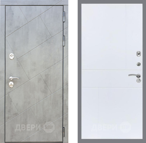 Входная металлическая Дверь Рекс (REX) 22 FL-290 Силк Сноу в Пущино