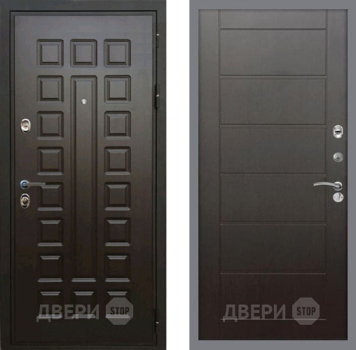 Входная металлическая Дверь Рекс (REX) Премиум 3к Сити Венге в Пущино