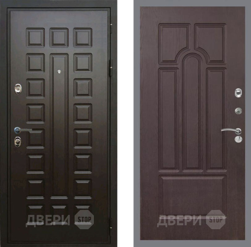 Входная металлическая Дверь Рекс (REX) Премиум 3к FL-58 Венге в Пущино