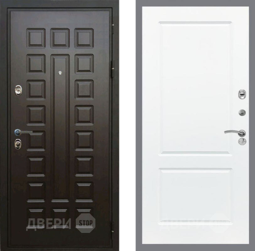 Входная металлическая Дверь Рекс (REX) Премиум 3к FL-117 Силк Сноу в Пущино