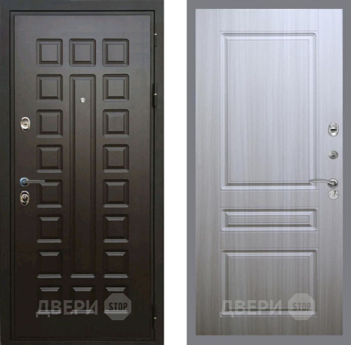 Входная металлическая Дверь Рекс (REX) Премиум 3к FL-243 Сандал белый в Пущино