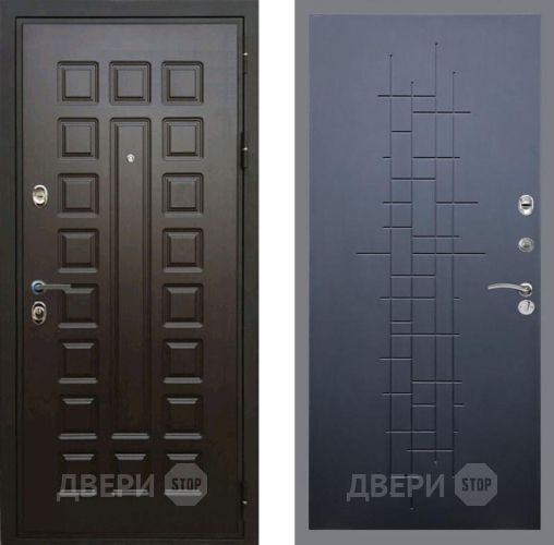 Входная металлическая Дверь Рекс (REX) Премиум 3к FL-289 Ясень черный в Пущино