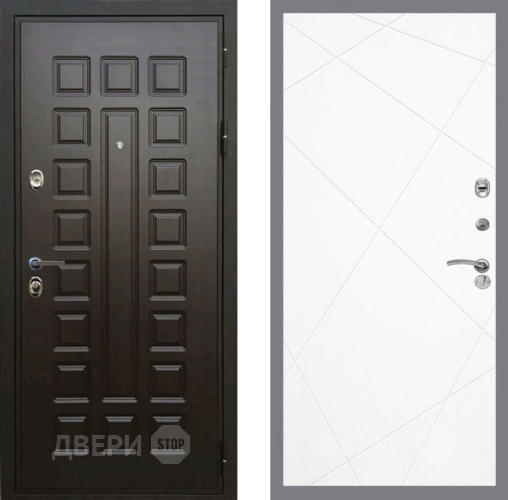 Входная металлическая Дверь Рекс (REX) Премиум 3к FL-291 Силк Сноу в Пущино