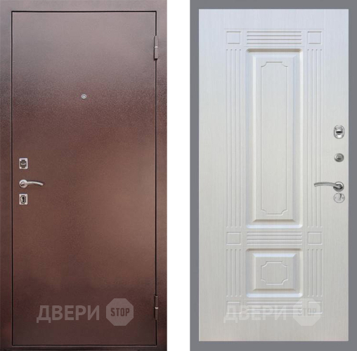 Входная металлическая Дверь Рекс (REX) 1 FL-2 Лиственница беж в Пущино