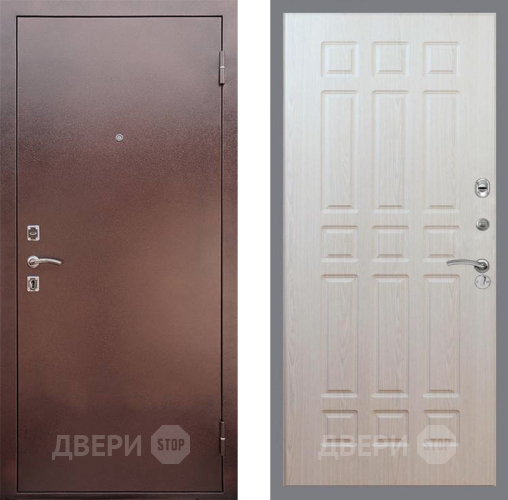 Входная металлическая Дверь Рекс (REX) 1 FL-33 Беленый дуб в Пущино