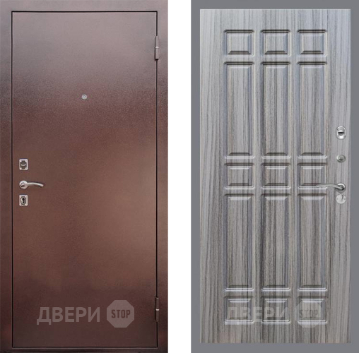 Входная металлическая Дверь Рекс (REX) 1 FL-33 Сандал грей в Пущино