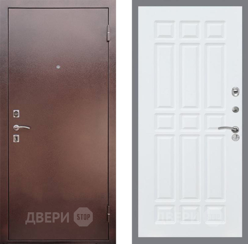 Входная металлическая Дверь Рекс (REX) 1 FL-33 Силк Сноу в Пущино