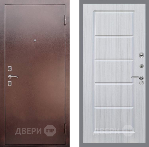 Входная металлическая Дверь Рекс (REX) 1 FL-39 Сандал белый в Пущино