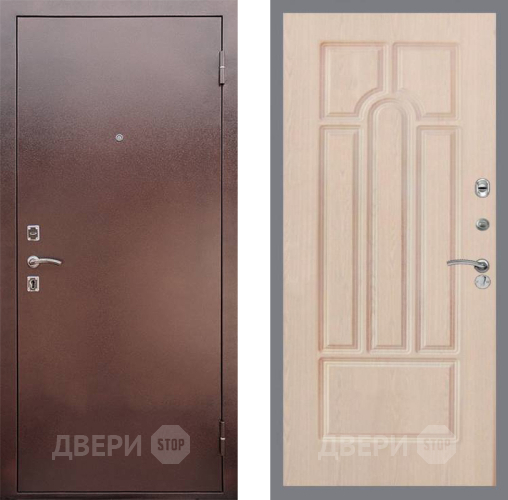 Входная металлическая Дверь Рекс (REX) 1 FL-58 Беленый дуб в Пущино