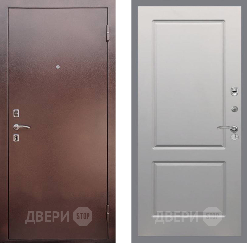 Входная металлическая Дверь Рекс (REX) 1 FL-117 Грей софт в Пущино